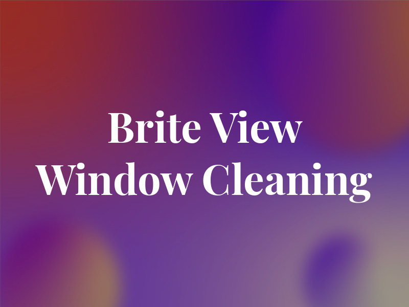 Brite View Window Cleaning