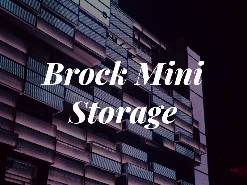 Brock Mini Storage