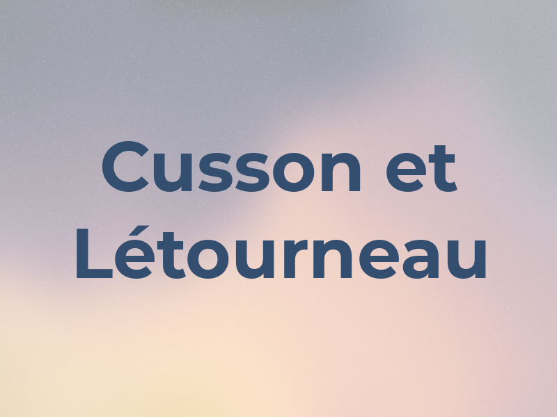 Cusson et Létourneau