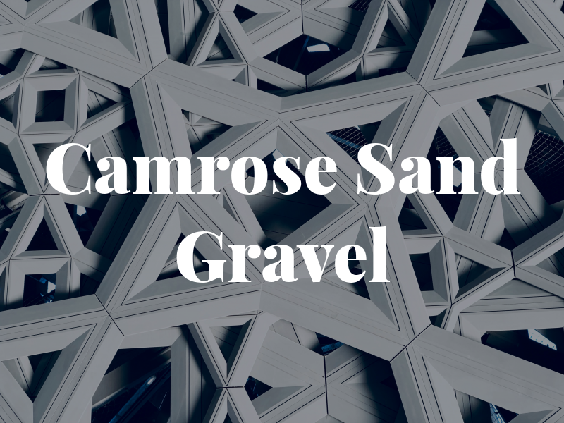 Camrose Sand & Gravel