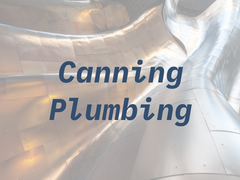 Canning Plumbing