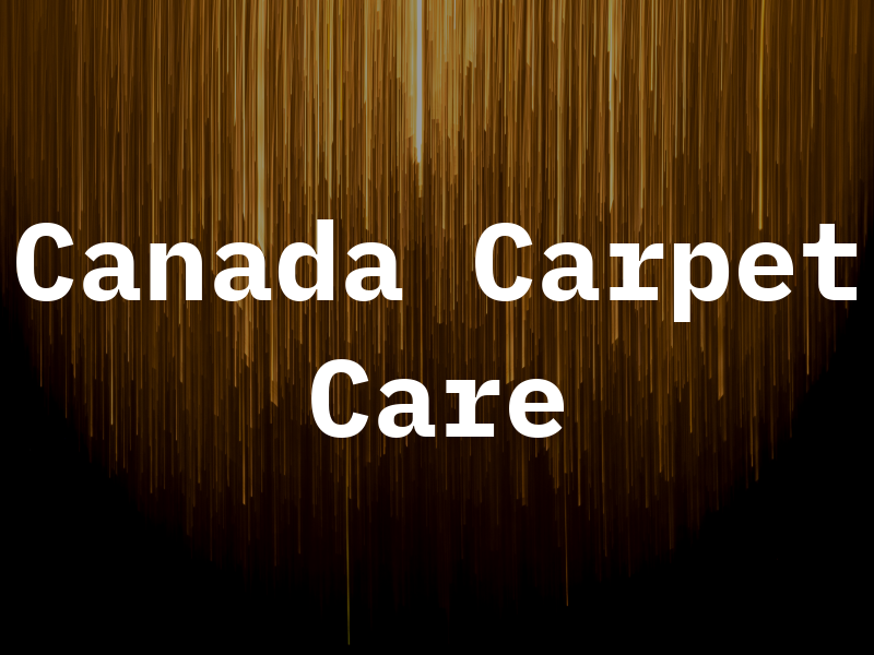 Canada Carpet Care