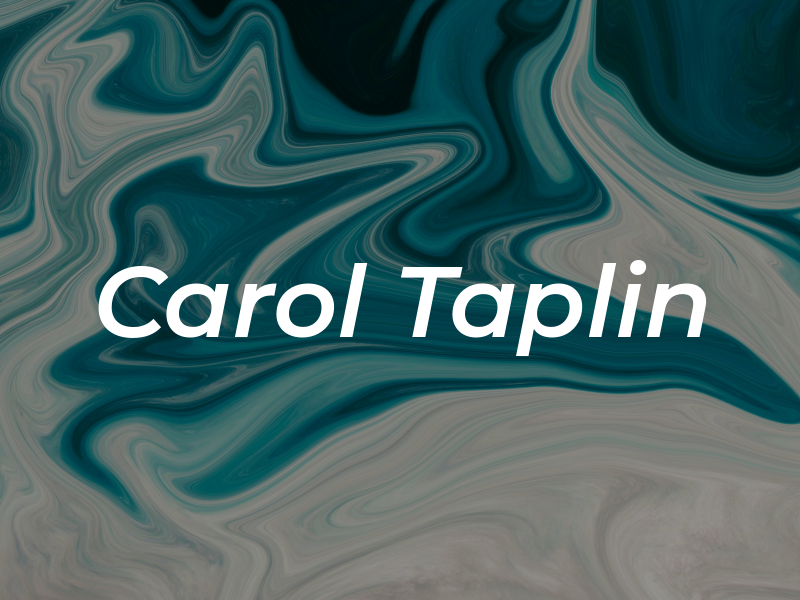 Carol Taplin