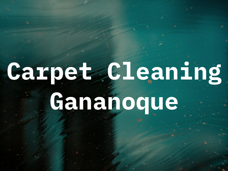 Carpet Cleaning Gananoque