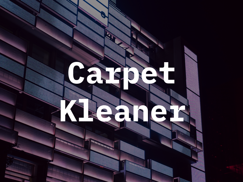 Carpet Kleaner
