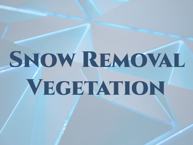Cck Snow Removal & Vegetation