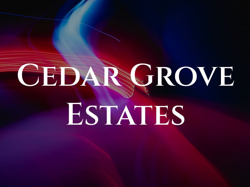 Cedar Grove Estates