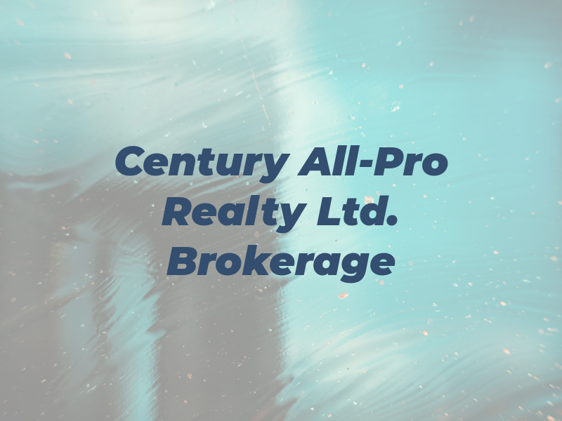 Century 21 All-Pro Realty Ltd. Brokerage