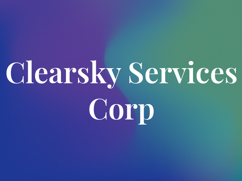 Clearsky Services Corp