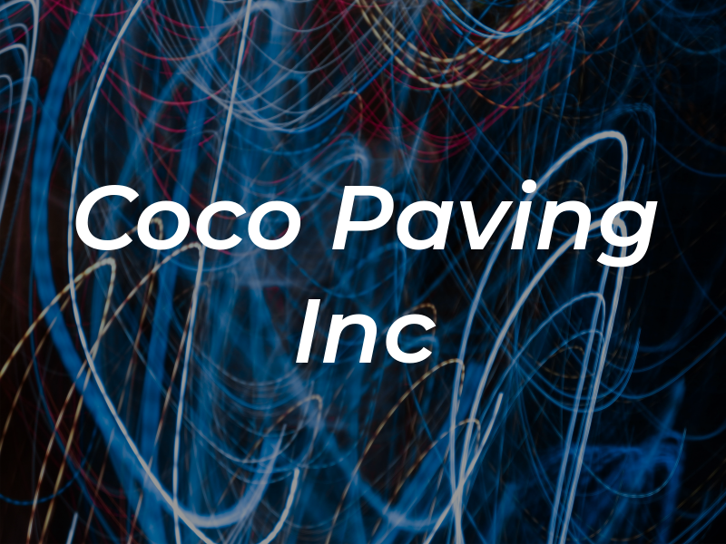 Coco Paving Inc