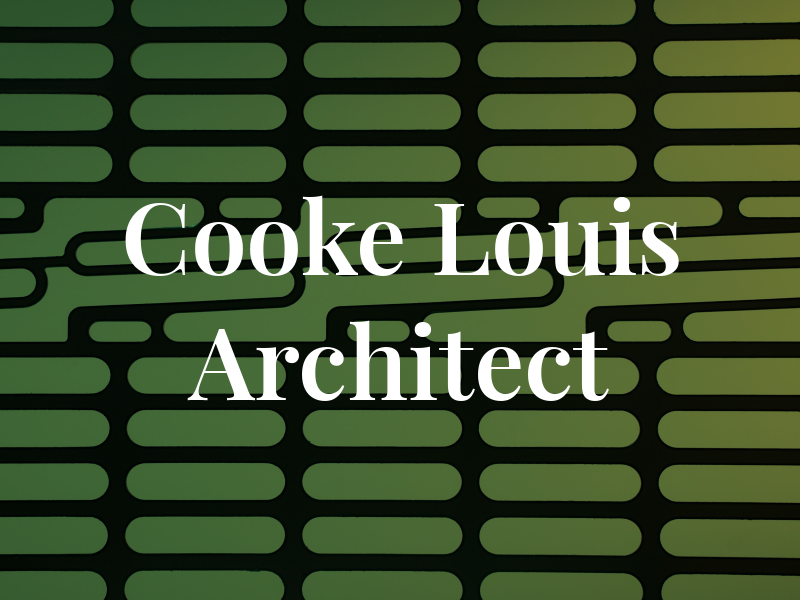 Cooke Louis E J Architect