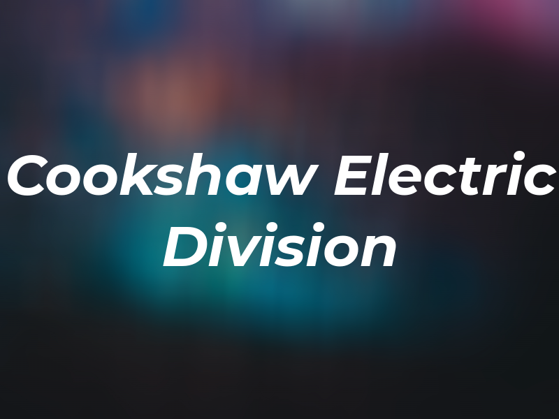 Cookshaw Electric a Division