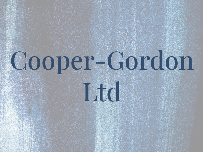 Cooper-Gordon Ltd