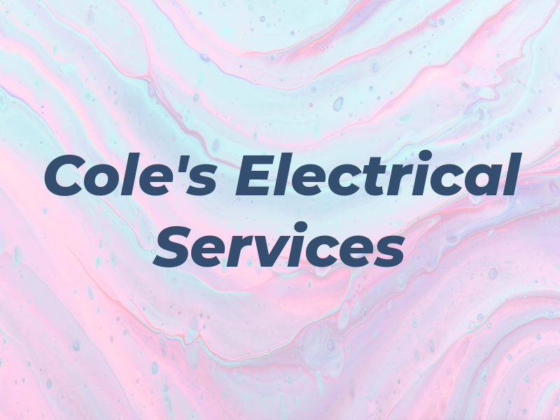 Cole's Electrical Services