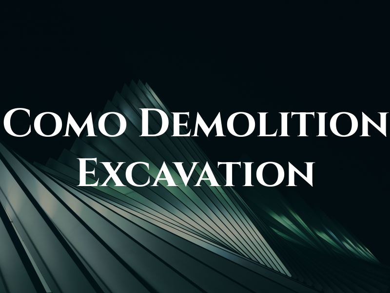 Como Demolition & Excavation