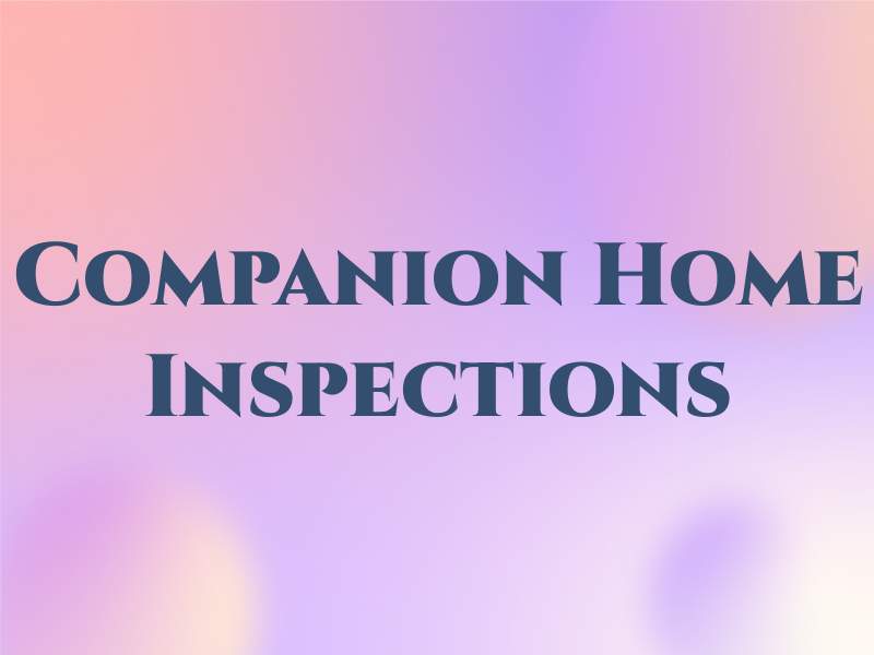 Companion Home Inspections