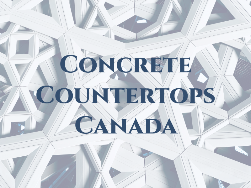 Concrete Countertops Canada