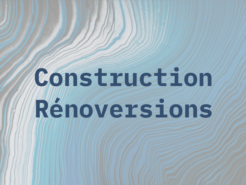 Construction Rénoversions