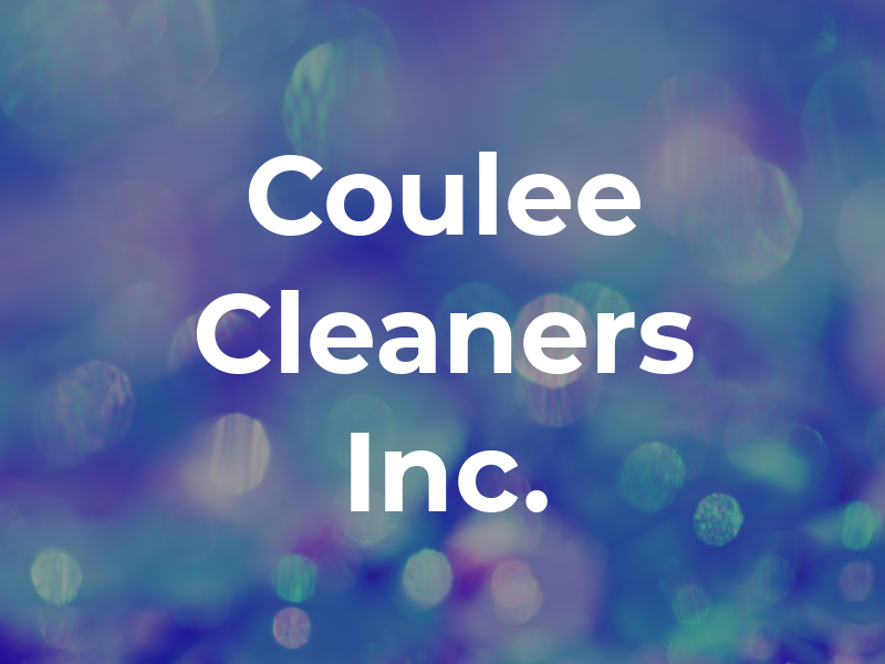Coulee Cleaners Inc.