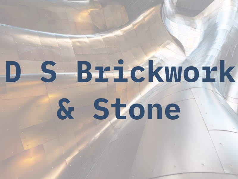 D S Brickwork & Stone