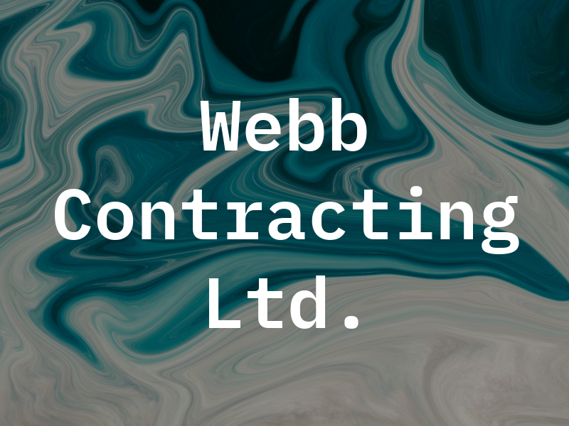 D Webb Contracting Ltd.