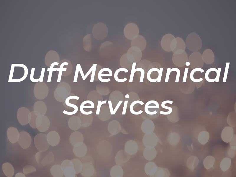 Duff Mechanical Services