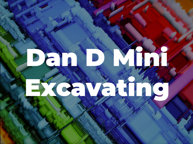 Dan D Mini Excavating