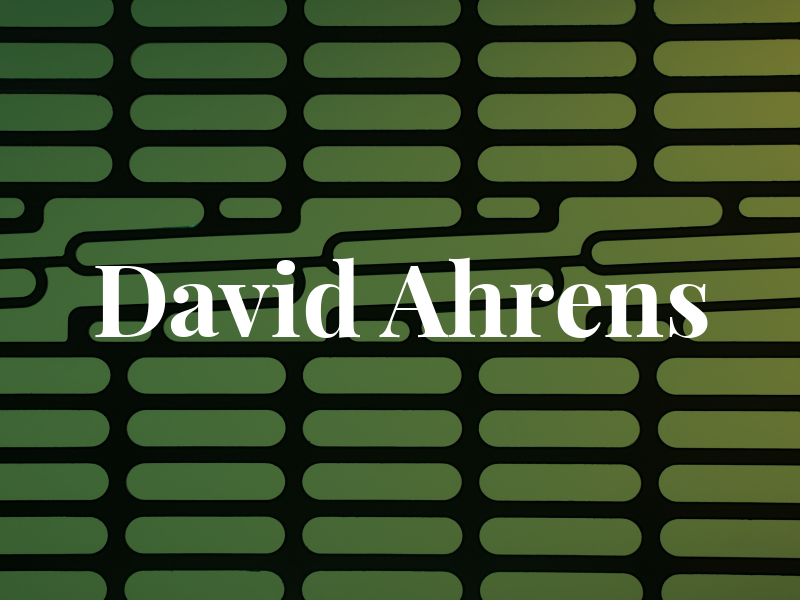 David Ahrens