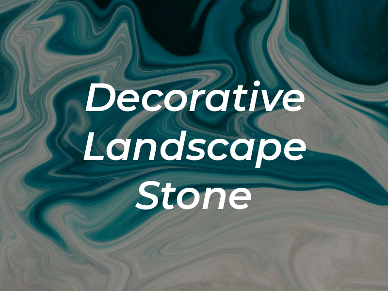 Decorative Landscape Stone