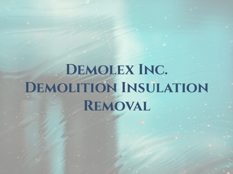 Demolex Inc. / Demolition & Insulation Removal