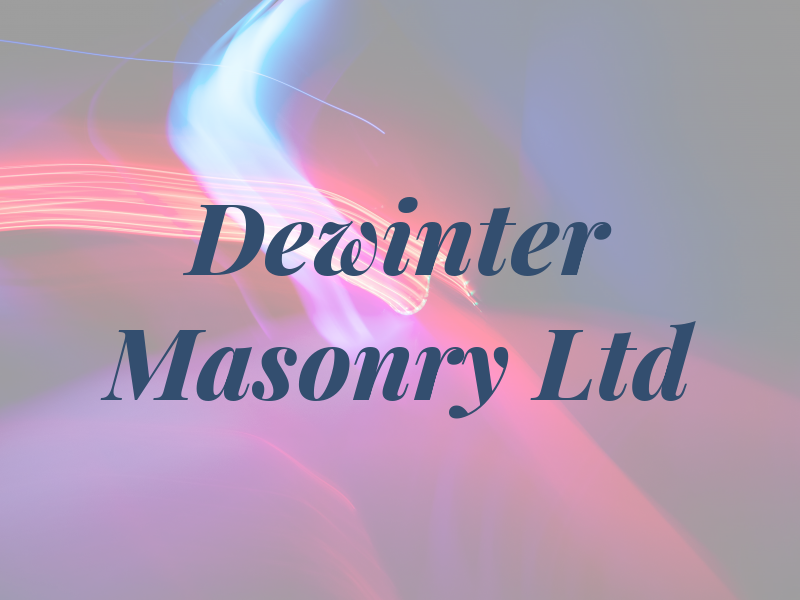 Dewinter Masonry Ltd