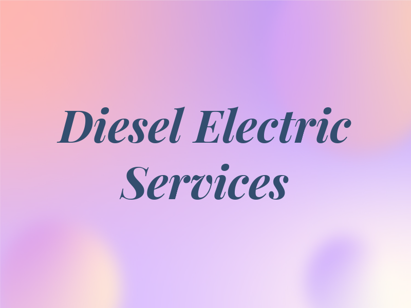 Diesel Electric Services