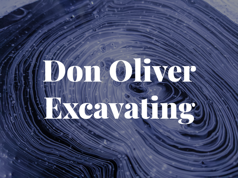 Don Oliver Excavating