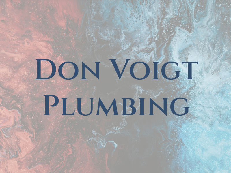 Don Voigt Plumbing