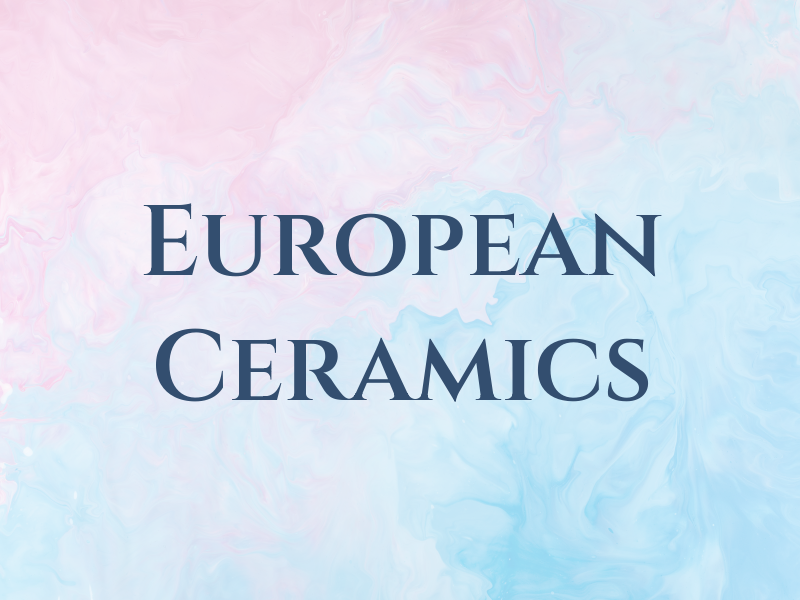 European Ceramics