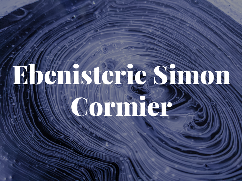 Ebenisterie Simon Cormier Inc