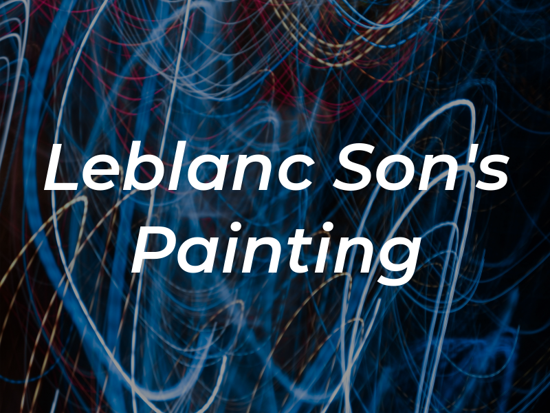 Ed Leblanc & Son's Painting