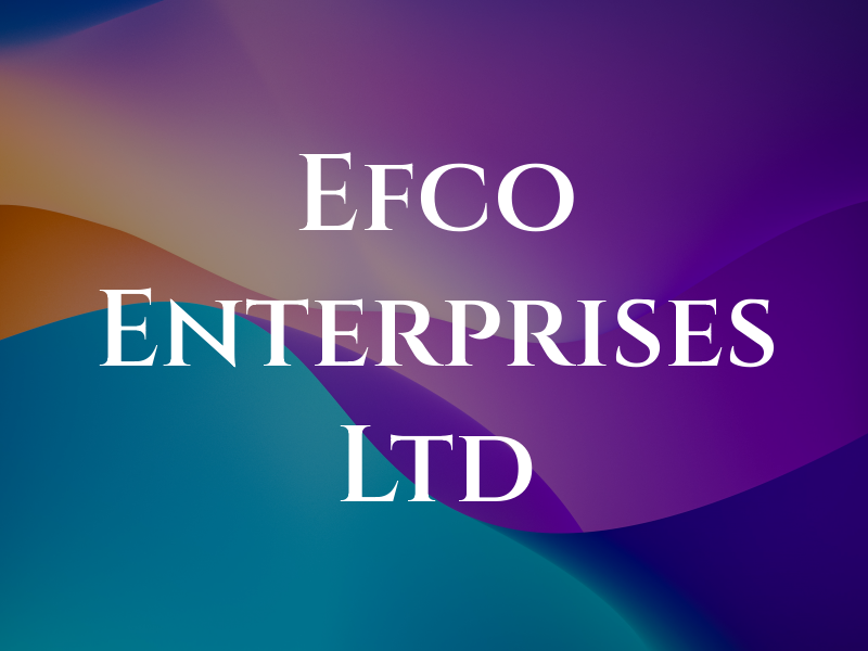 Efco Enterprises Ltd