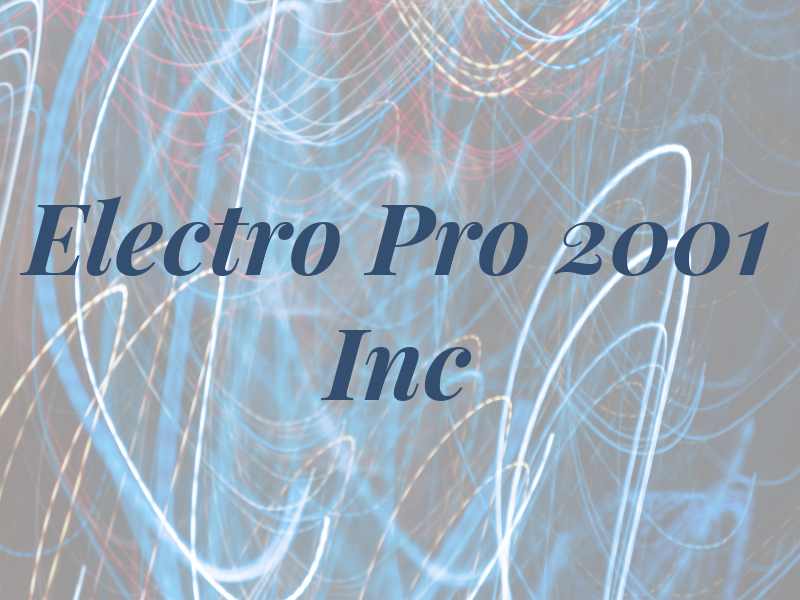 Electro Pro 2001 Inc