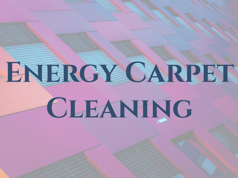 Energy Carpet Cleaning