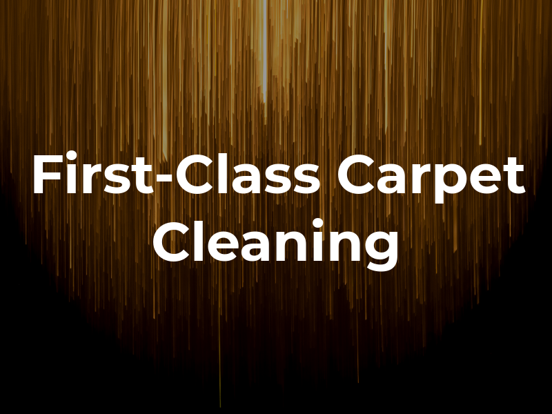 First-Class Carpet Cleaning