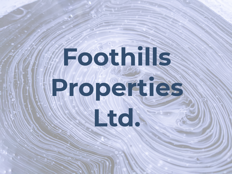 Foothills Properties Ltd.