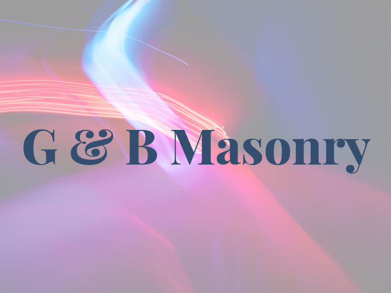 G & B Masonry