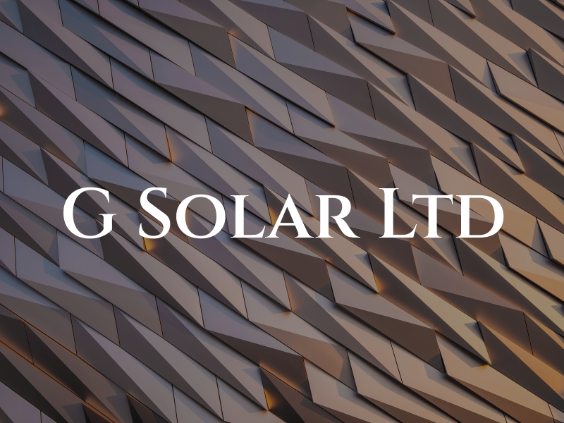 G Solar Ltd