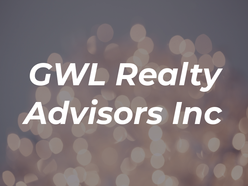 GWL Realty Advisors Inc
