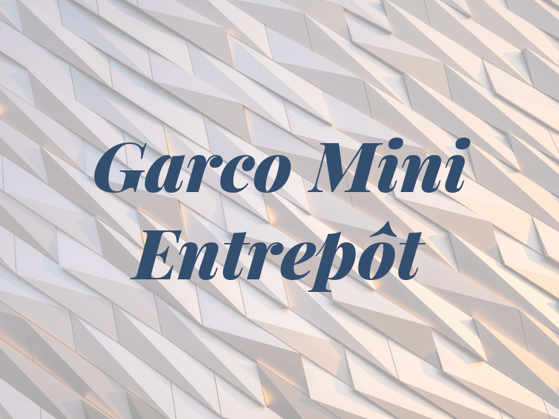 Garco Mini Entrepôt