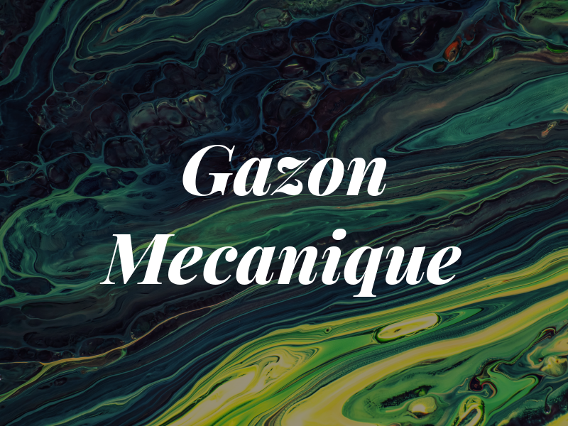 Gazon Mecanique