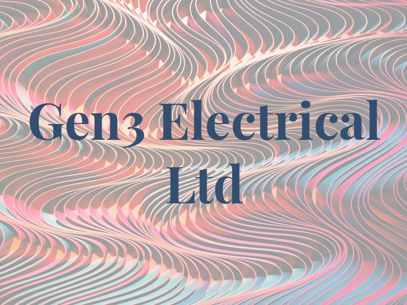 Gen3 Electrical Ltd