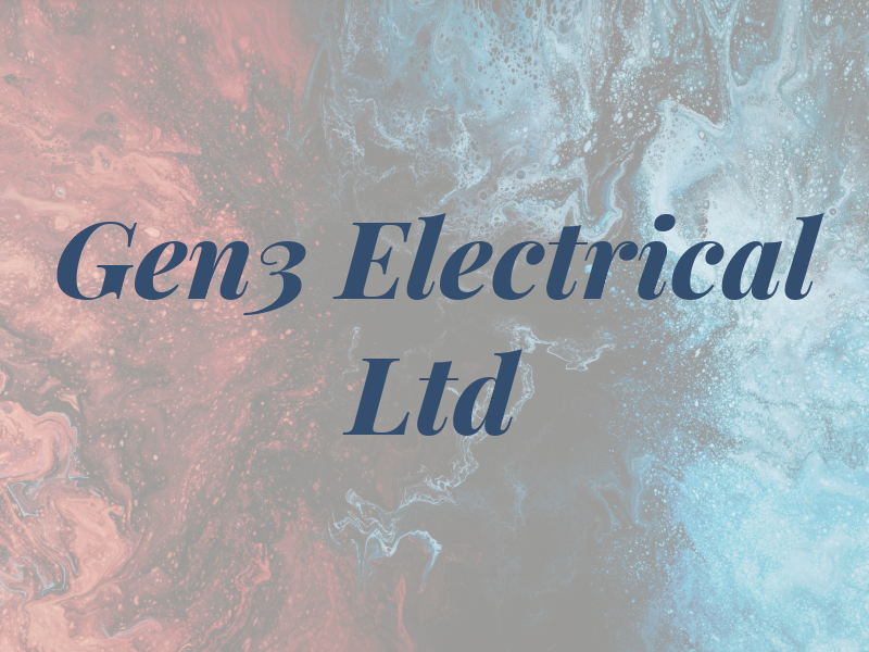 Gen3 Electrical Ltd