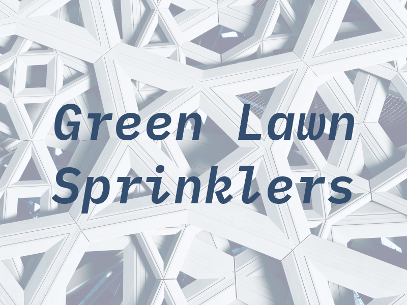 Go Green Lawn Sprinklers
